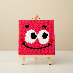 Pompom Ball Mosaic Art